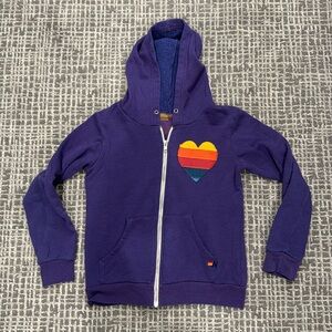 Kids- Aviator nation rainbow stitched ❤️  sweatshirt size 12